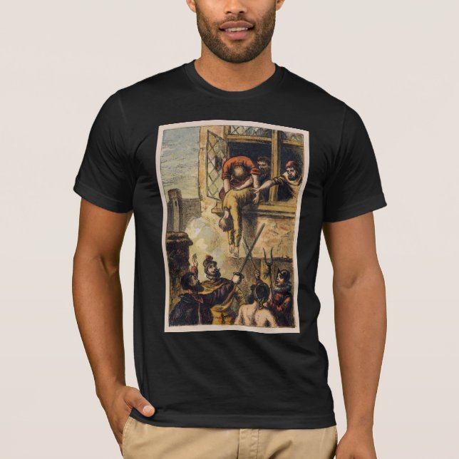 Camiseta Justicia popular en la masacre del Día de San Bart (Anverso)