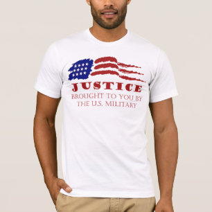 Camiseta JUSTICIA que te ha traído el ejército de Estados U