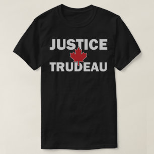 Camiseta Justicia Trudeau Canadá Justine Trudeau