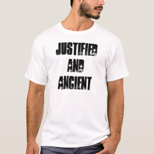 CAMISETA JUSTIFICADA Y ANTIGUA