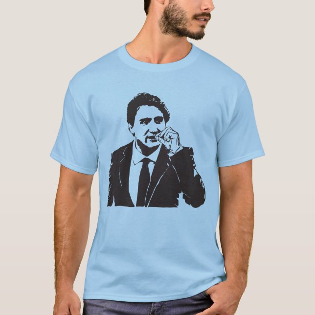 Camiseta Justin Trudeau. (Anverso)