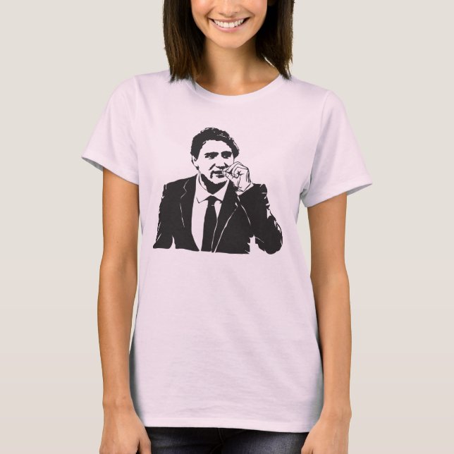 Camiseta Justin Trudeau. (Anverso)