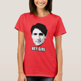 Camiseta Justin Trudeau - "ey chica "