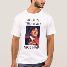 Camiseta Justin Trudeau - Niza pelo
