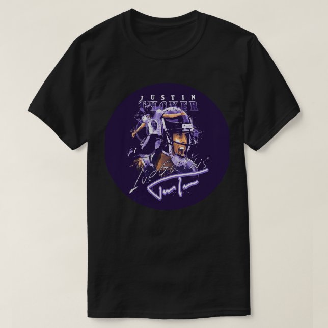 Camiseta justin tucker 3 (Diseño del anverso)