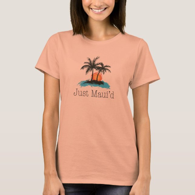 Camiseta JustMauidTropical Just Maui d (Anverso)
