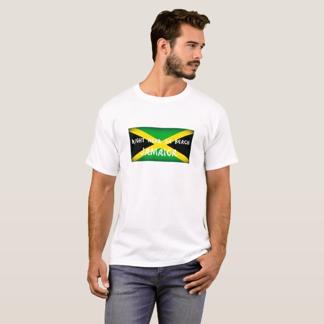 Camiseta Justo al lado de Da Beach Jamaica (Anverso completo)