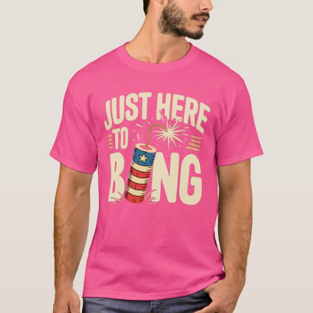 Camiseta Justo aquí a Bang (Anverso)