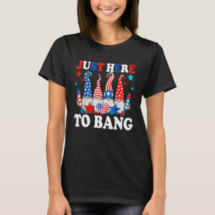 Camiseta Justo Aquí Al Bang 4 De Julio Fuegos Artificiales 