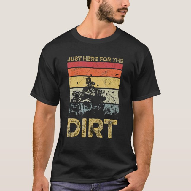 Camiseta Justo Aquí La Suciedad De Un Conductor De Biciclet (Anverso)