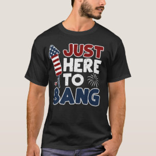 Camiseta Justo aquí para Bang