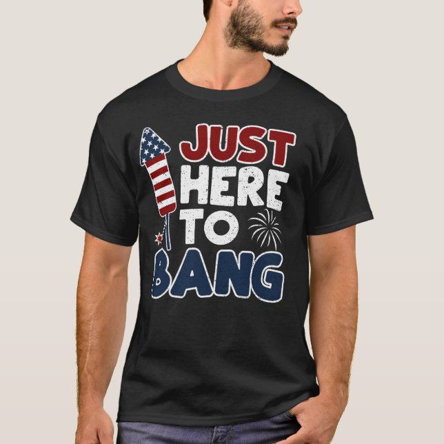 Camiseta Justo aquí para Bang (Anverso)