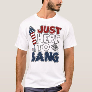 Camiseta Justo aquí para Bang