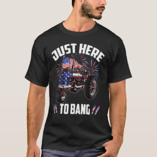 Camiseta Justo Aquí Para Bang Firework Tráfico De La Granja