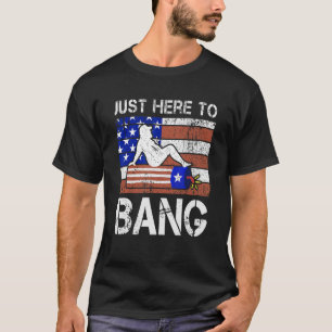 Camiseta Justo Aquí Para Bang Fuegos Artificiales 4 De Juli