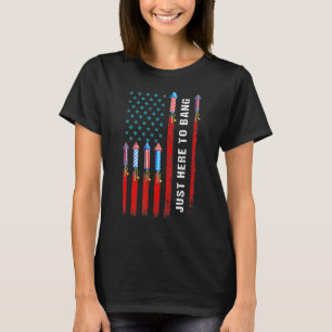 Camiseta Justo Aquí Para Bang Los Fuegos Artificiales De La
