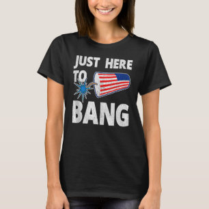 Camiseta Justo Aquí Para Bang Los Fuegos Artificiales De La