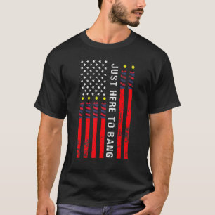 Camiseta Justo Aquí Para Bang Los Fuegos Artificiales De La