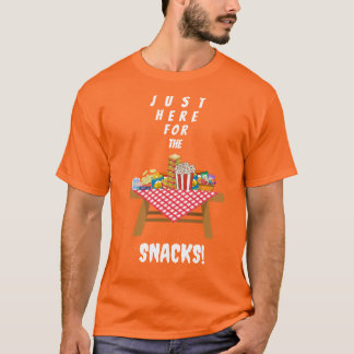Camiseta Justo aquí para comer algo
