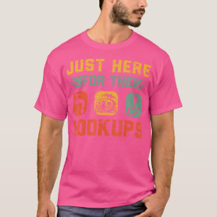 Camiseta Justo Aquí Para El Funny Hogar De Camp Rv