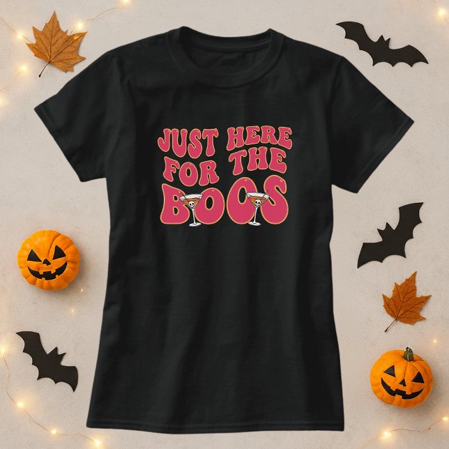 Camiseta Justo Aquí Para El Tee De Halloween De Boos; Bebe  (Subido por el creador)