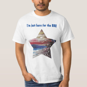 Camiseta Justo aquí para la barbacoa