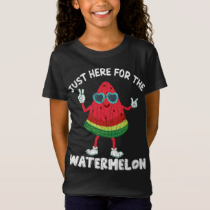 Camiseta Justo Aquí Para La Divertida Fruta De Verano De La