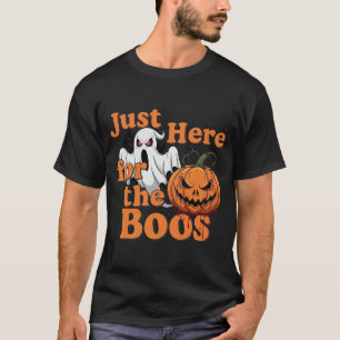 Camiseta Justo aquí para la divertida Halloween 3 de BOOS