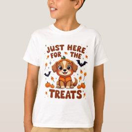 Camiseta Justo Aquí Para Las Tetas De Halloween