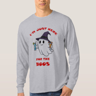 Camiseta Justo Aquí Para Los Boos - Diseño De La Fiesta De