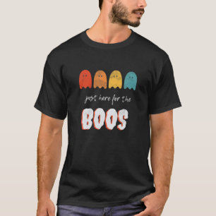 Camiseta Justo Aquí Para Los Boos Que Beben Fantasma Hallow