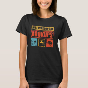 Camiseta Justo Aquí Para Los Enhorabuena Camping RV Lover C