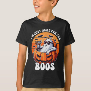 Camiseta Justo Aquí Para Los Hombres Fantasma Hombres Famos