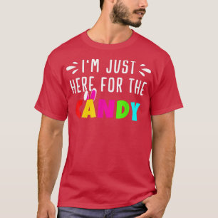 Camiseta Justo Aquí Para Los Niños Conejitos De Pascua 269