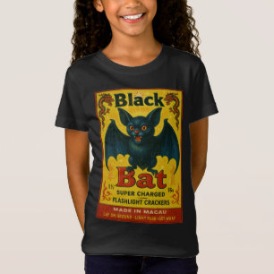 Camiseta juvenil Black Bat Retro Firecracker