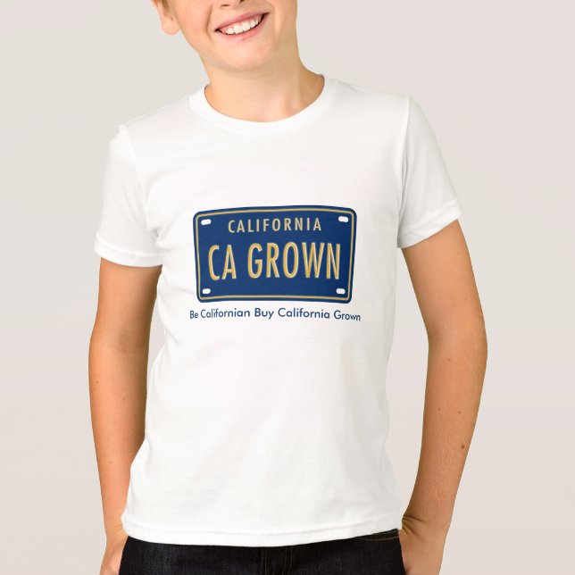 Camiseta juvenil con logotipo de la cosecha de Cal (Anverso)