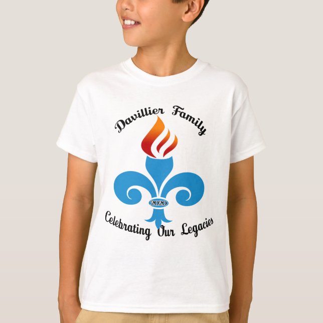 Camiseta Juvenil Davillier Virtual Reunion 2020 (Anverso)