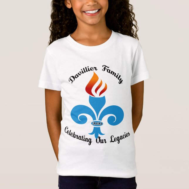 Camiseta juvenil de Chicas de Reunión virtual de D (Anverso)