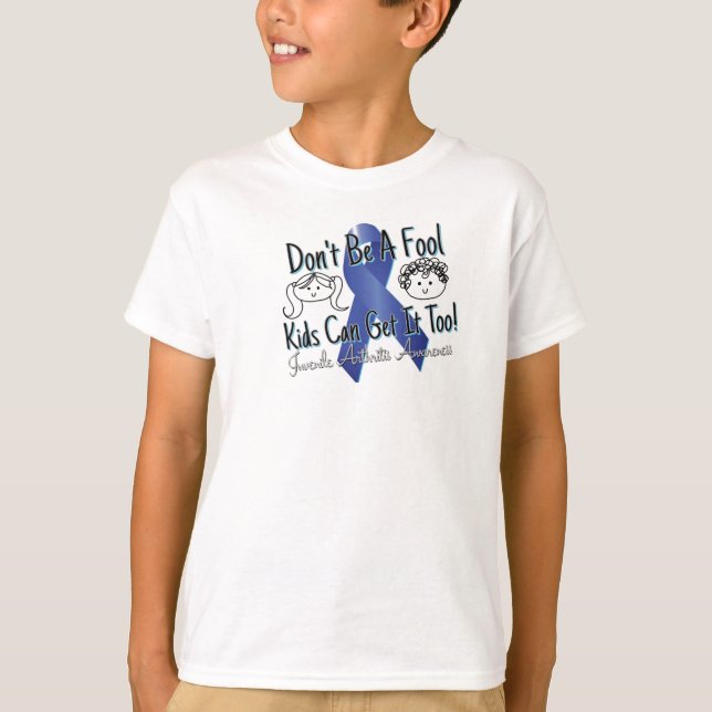 Camiseta juvenil de la conciencia de la artritis (Anverso)