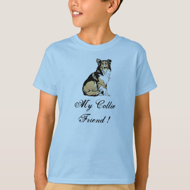 Camiseta juvenil divertida para perros (Anverso)