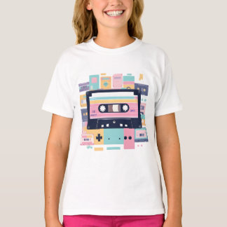 Camiseta Juvenil Feminina Básica Retrô-1