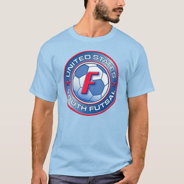 Camiseta Juvenil Futsal Tee de Estados Unidos (Anverso)