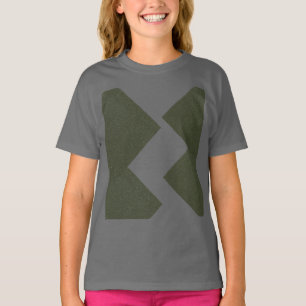 Camiseta juvenil Moss Green Pattern