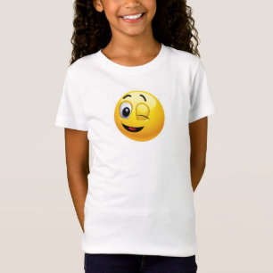 Camiseta juvenil para niña/Emoticono