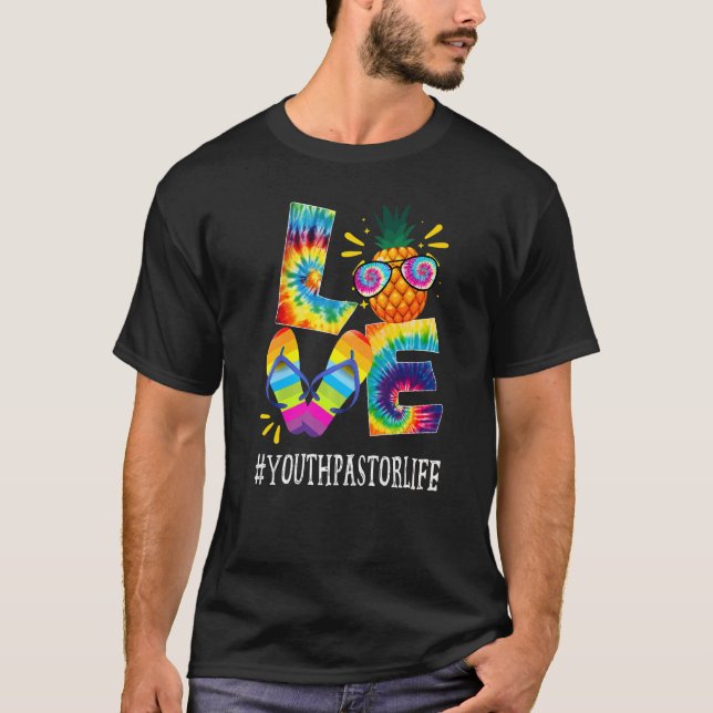 Camiseta Juvenil Pastor Love Pineapple Summer Off Due Tie D (Anverso)