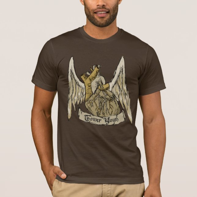 Camiseta Juventud de la torre: Corazón del indie (Anverso)