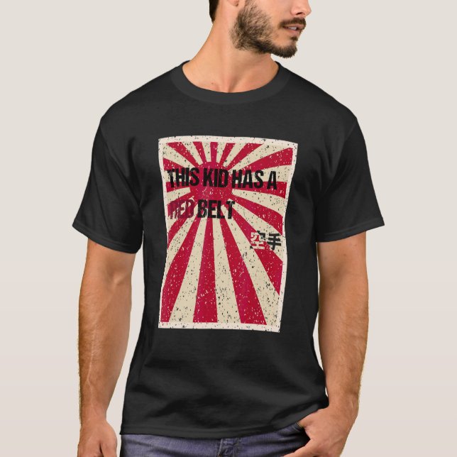 Camiseta Juventud Karate Red Belt (Anverso)