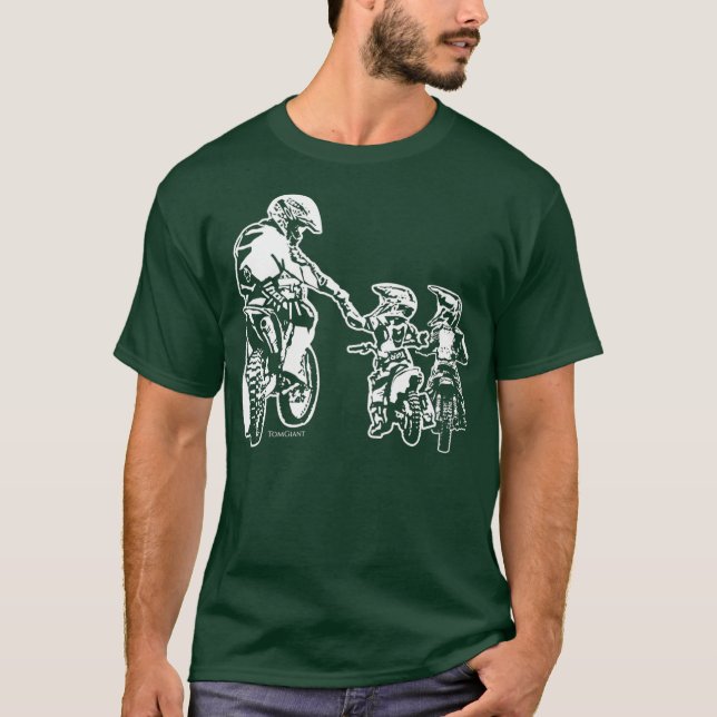 Camiseta Juventud Motocross, ciclista sucio de Guay Dad (Anverso)