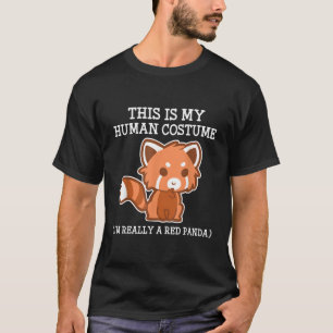 Camiseta Juventud Red Panda Halloween