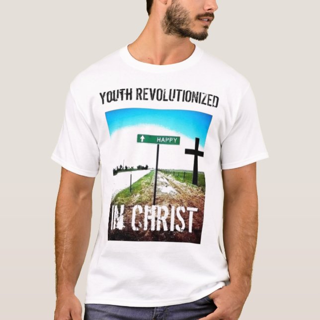 Camiseta Juventud revolucionada en Cristo (Anverso)